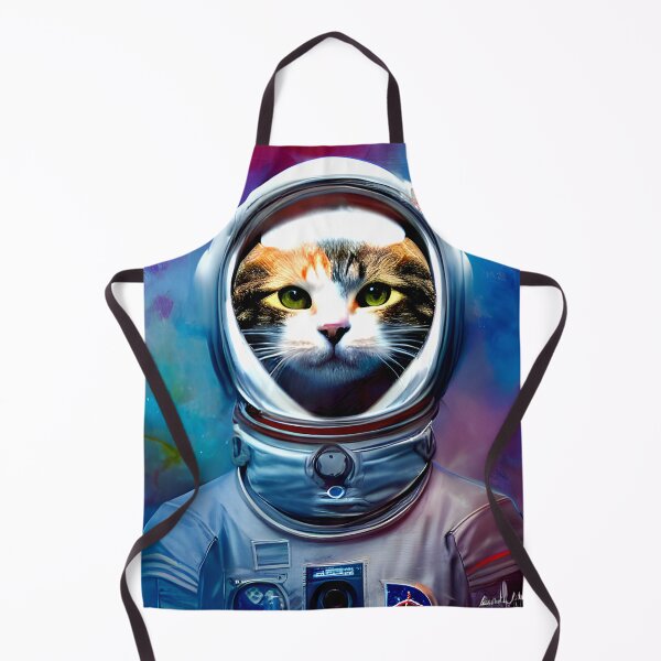 Aperçu de l'œuvre peinture d'astronaute de chat #24 créée et vendue par supeart.