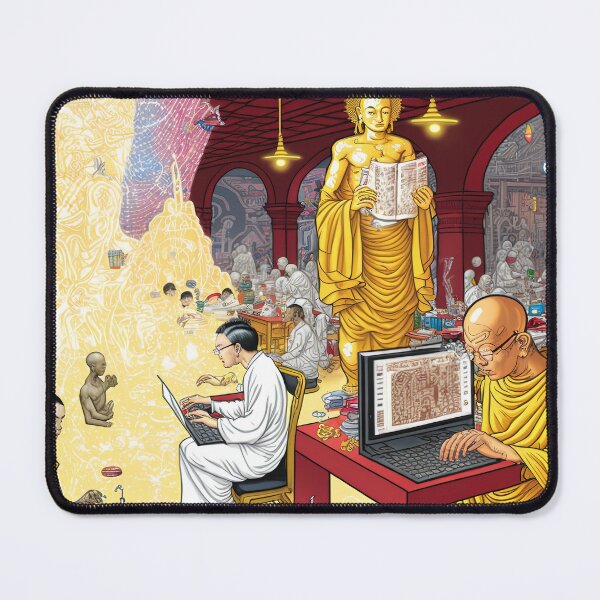 Item preview, Monks in space designed and sold by osssoconcept.