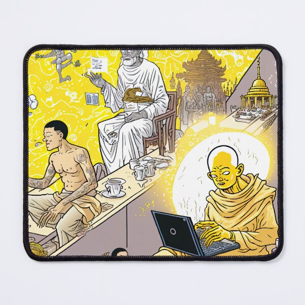Item preview, Monks in space designed and sold by osssoconcept.