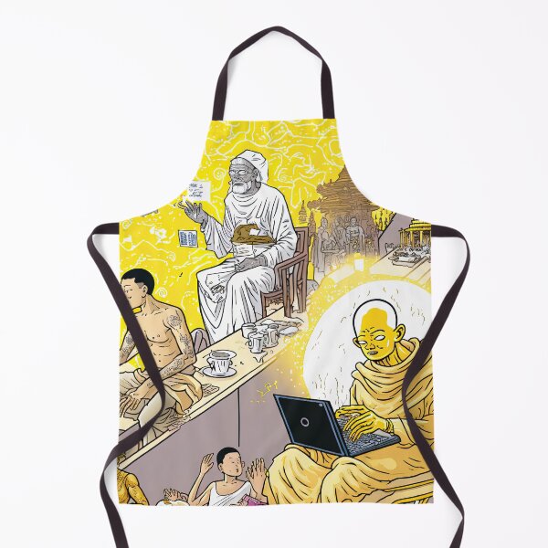 Item preview, Monks in space  designed and sold by osssoconcept.