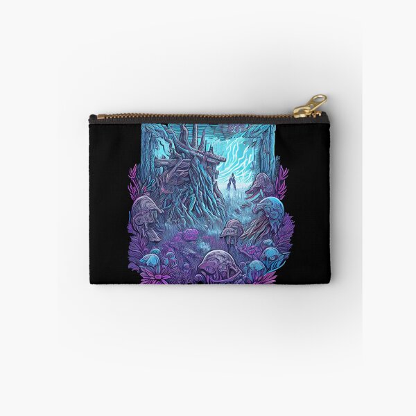 Item preview, Stranger things crypto crash New abstract flowers scene , nature, trees, mountains, sitting, designed and sold by adee1122.