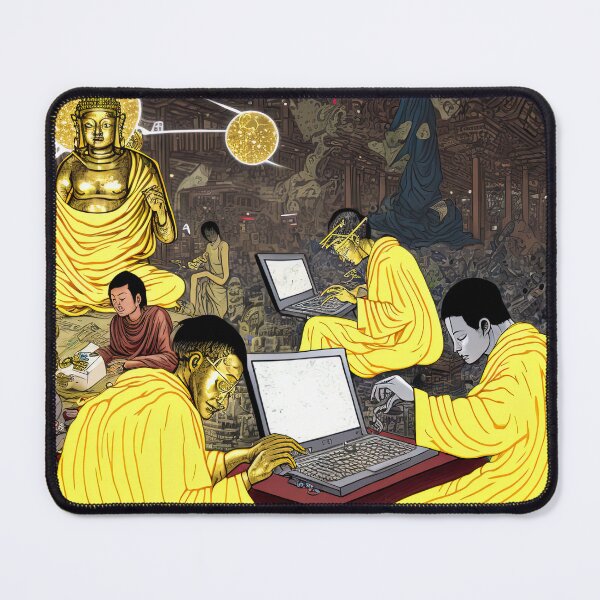 Item preview, Monks in space designed and sold by osssoconcept.