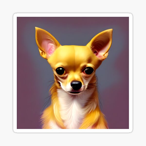 Item preview, Perro de pintura de arte colorido chihuahua #47 designed and sold by supeart.