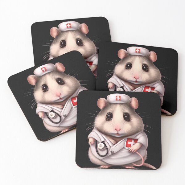 Item preview, Cool hamster nurse designed and sold by AnimalArtPhotos.