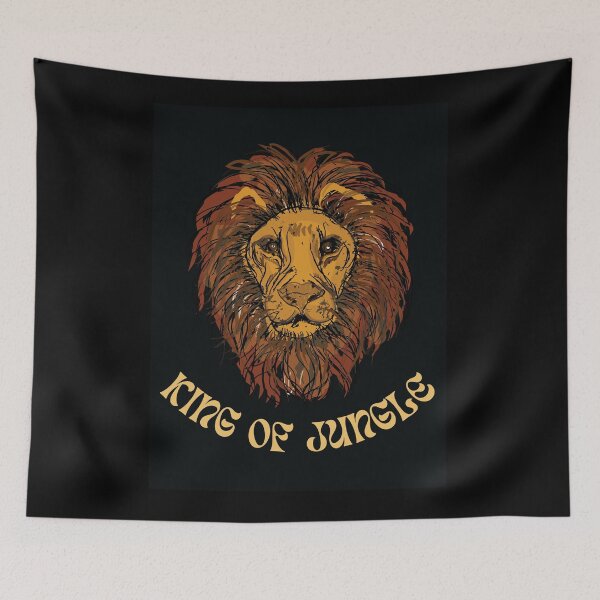 Item preview, Lion head t-shirt | Lion head king of jungle t-shirt  designed and sold by KARTICK DUTTA.