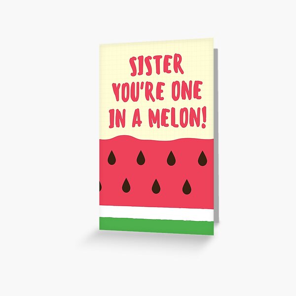 Perfect Gift for the sister in your life, Fun sister gift and birthday gift. Tell her she is the best sister in the world, Ideal birthday, Xmas or Thank You gift Greeting Card