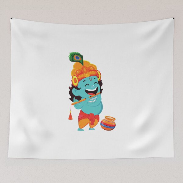 Item preview, Lord Bala Krishna designed and sold by AlaukikaShop.