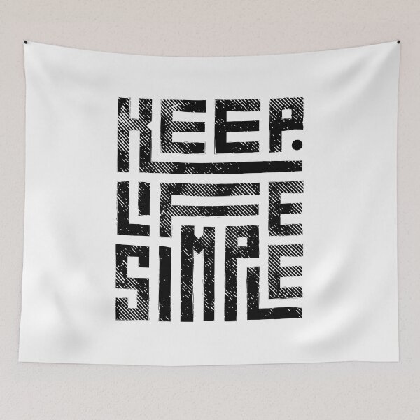 Item preview, Keep Life Simple designed and sold by SwakiiShop.