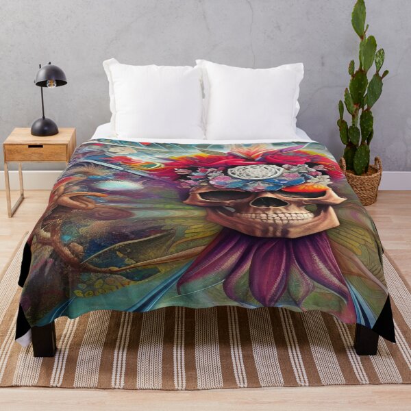 Item preview, Gothic Grunge and Crossbones 3D Turbo Floral Anatomical Spiral Skull designed and sold by ValleyDream.