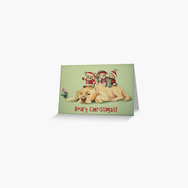 Beary Christmas Greeting Card