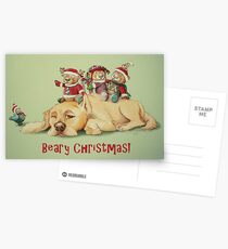 Beary Christmas Postcards