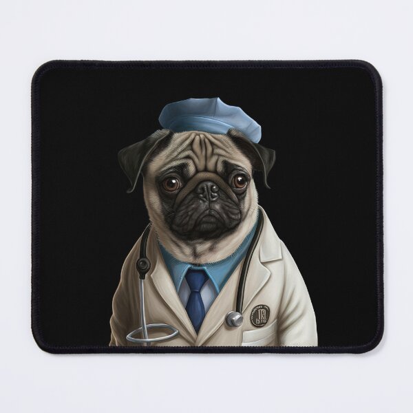 Item preview, Doctor pug designed and sold by AnimalArtPhotos.