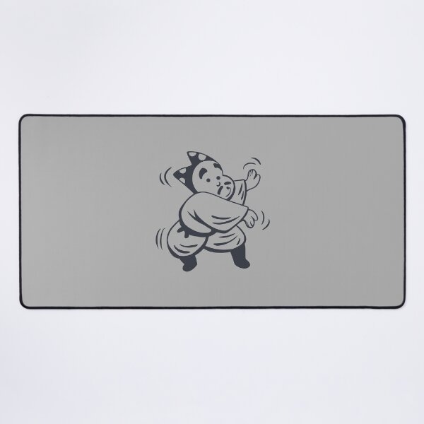 Item preview, Dancing performer with Hyottoko mask. Traditional Japanese culture in dark ink designed and sold by martodesign.