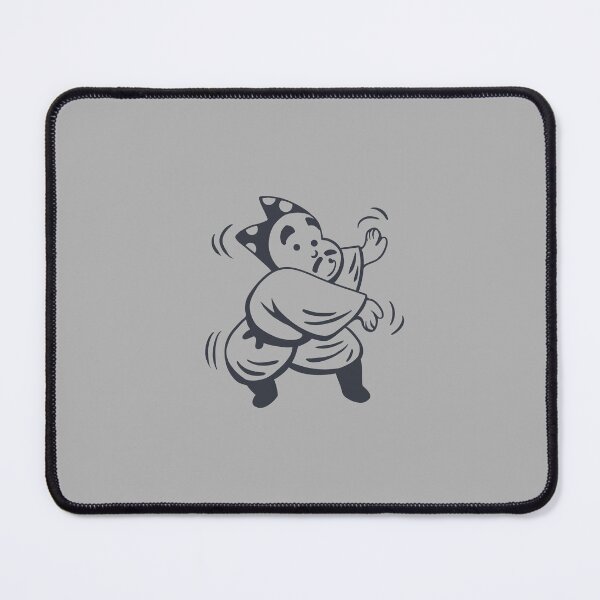 Item preview, Dancing performer with Hyottoko mask. Traditional Japanese culture in dark ink designed and sold by martodesign.