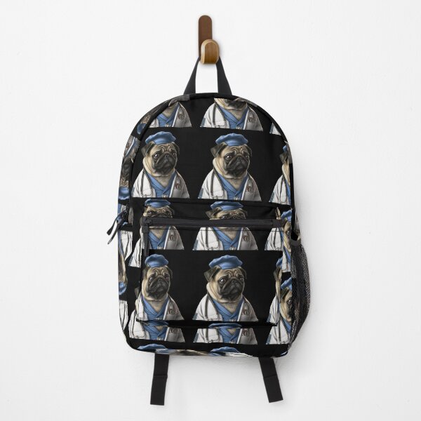Item preview, Pug dog doctor designed and sold by AnimalArtPhotos.