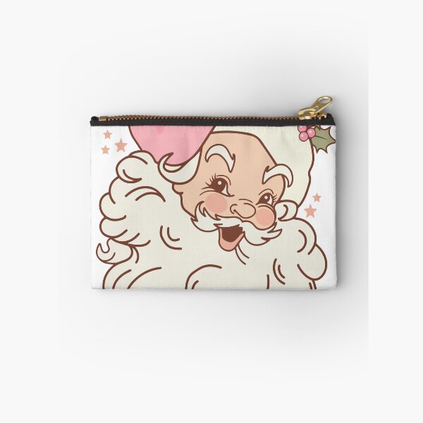 Aperçu de l'œuvre Père Noël rose vintage - Père Noël rose rétro - Noël créée et vendue par ArtshopmaStore ⭐⭐⭐⭐⭐.