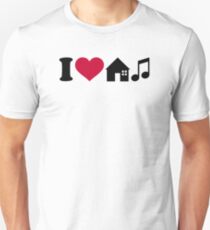 I love house music Unisex T-Shirt