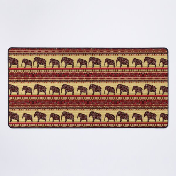 Item preview, African print with elephants designed and sold by fuzzyfox.