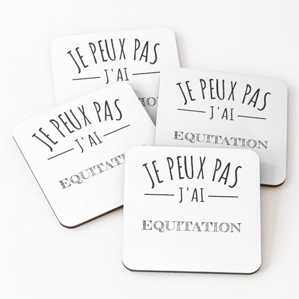 Aperçu de l'œuvre je peux pas j'ai équitation cheval créée et vendue par la-petite-folie.