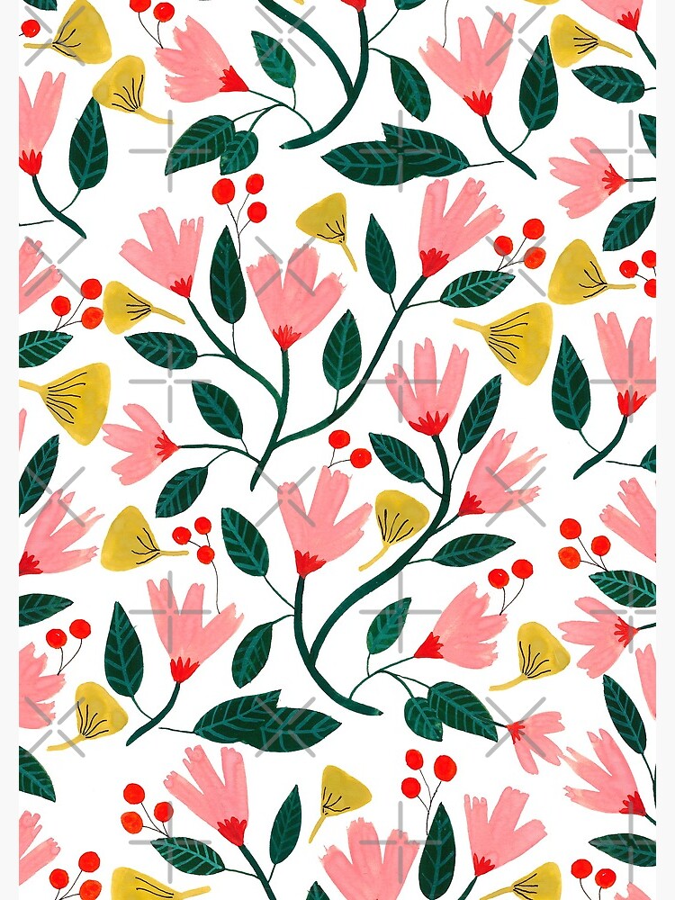 Pink Floral Pattern by artiisan