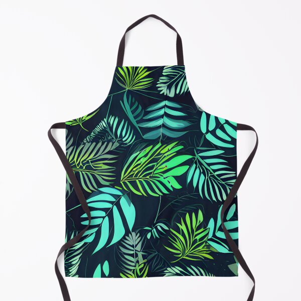 Aperçu de l'œuvre Motif de feuilles vert tropical foncé #14 créée et vendue par supeart.