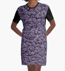 Fledermäuse T-Shirt Kleid