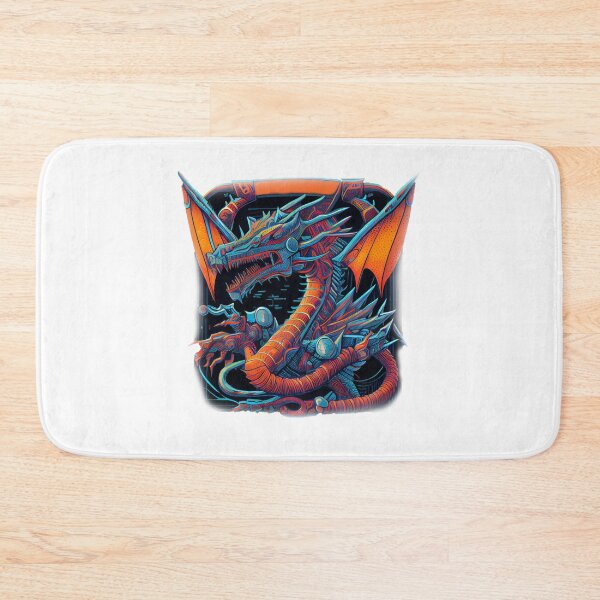 Item preview, Robotic Dragon and Stranger things abstract flowers scene , sifi, trees, mountains,  designed and sold by adee1122.