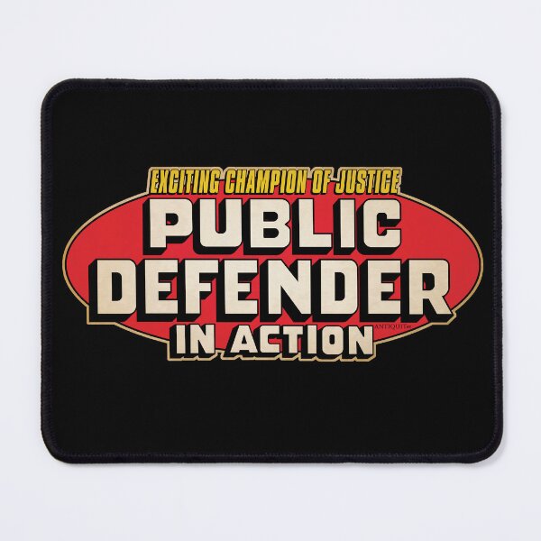 Item preview, PUBLIC DEFENDER HEROIC LOGO designed and sold by ANTIQUITees.