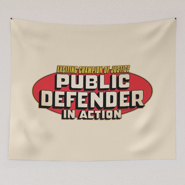 Item preview, PUBLIC DEFENDER HEROIC LOGO designed and sold by ANTIQUITees.