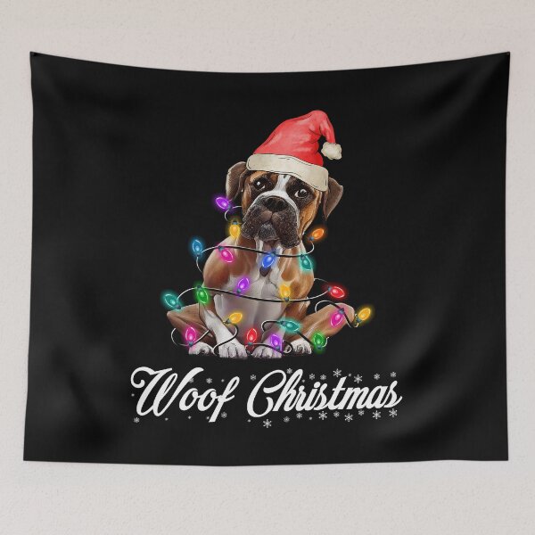 Item preview, Santa Boxer Dog Christmas Lights designed and sold by Blok45.
