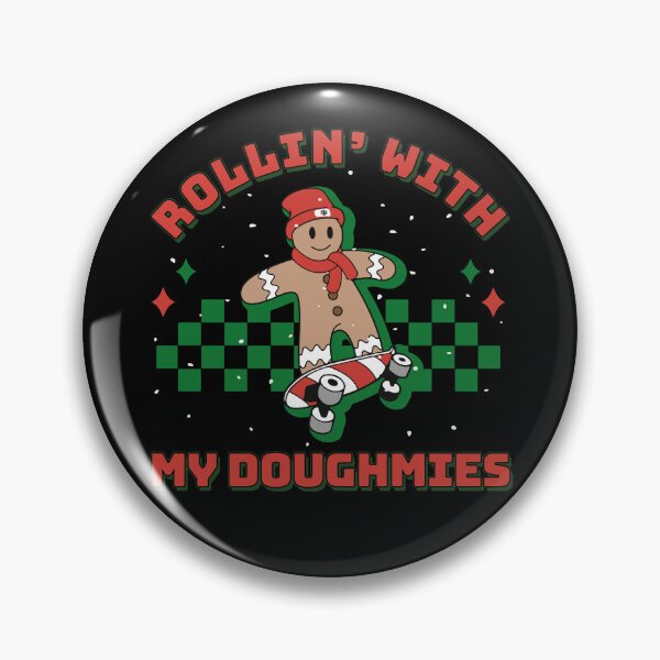 Artikelvorschau, Rollin mit meinen Doughmies, lustiges Groovy Christmas entworfen und verkauft von printify.