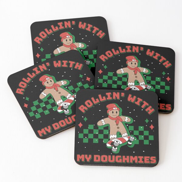 Artikelvorschau, Rollin mit meinen Doughmies, lustiges Groovy Christmas entworfen und verkauft von printify.