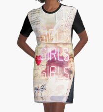 Es gibt kein Entkommen. Mädchen Mädchen Mädchen T-Shirt Kleid