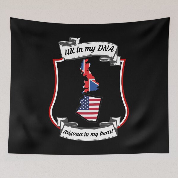Item preview, UK in my DNA, Arizona in my heart Heritage designed and sold by Tony ⭐⭐⭐⭐⭐.