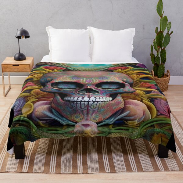 Item preview, Gothic Grunge and Crossbones 3D Turbo Floral Anatomical Spiral Skull designed and sold by ValleyDream.