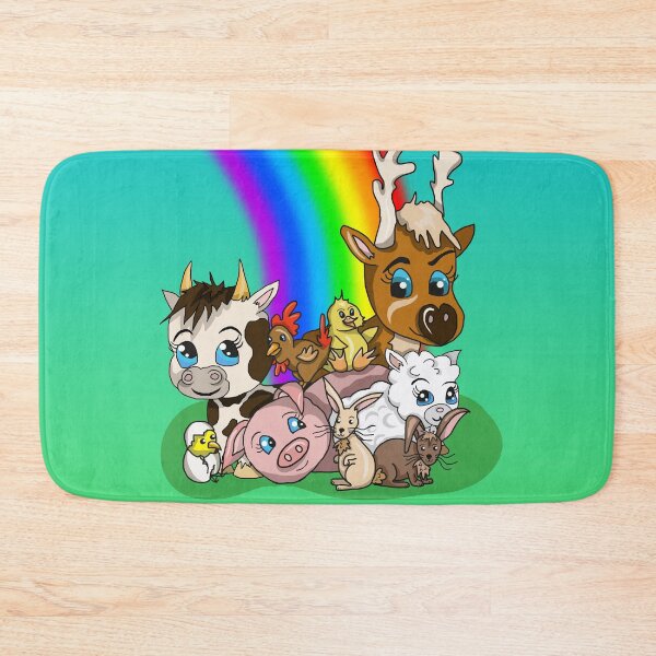 Item preview, Vegan life rainbow friends designed and sold by BeingNow.