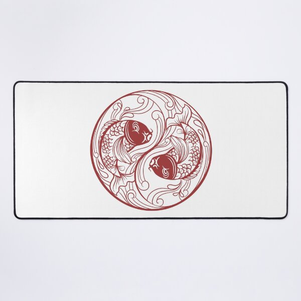 Item preview, 2 Fish Red Print by Zouzounio Art designed and sold by zouzounioart.
