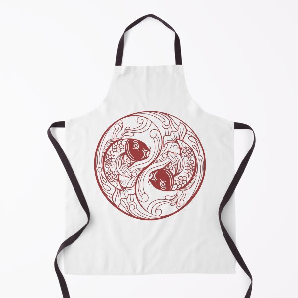 Item preview, 2 Fish Red Print by Zouzounio Art designed and sold by zouzounioart.