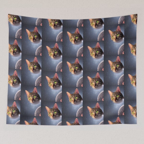 Item preview, Cats Are From Outer Space Design Artwork designed and sold by StickerBird.