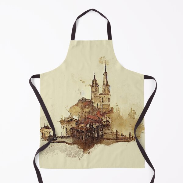 Item preview, Castle watercolor impression designed and sold by etherElric.