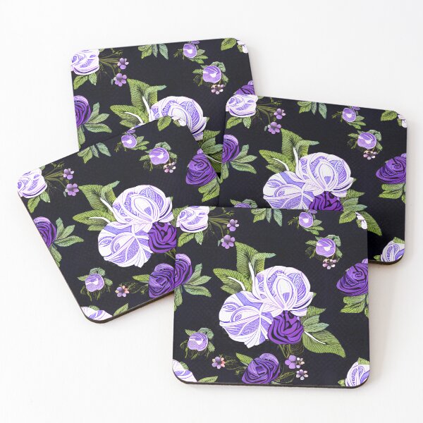 Item preview, Watercolor purple flowers, seamless pattern, garden art #10 designed and sold by supeart.