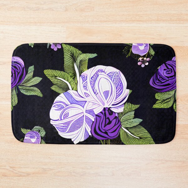 Item preview, Watercolor purple flowers, seamless pattern, garden art #10 designed and sold by supeart.