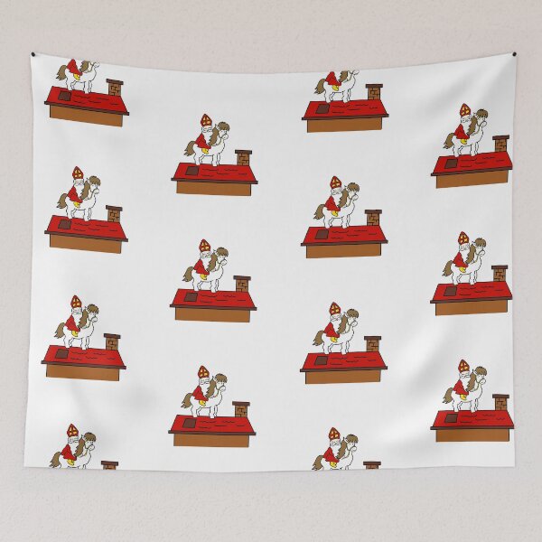 Item preview, Sint en paardje op het dak designed and sold by Krissys-Art.