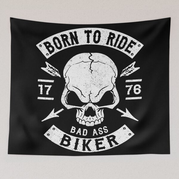Item preview, BIKER - BORN TO RIDE designed and sold by ShirtWreck.