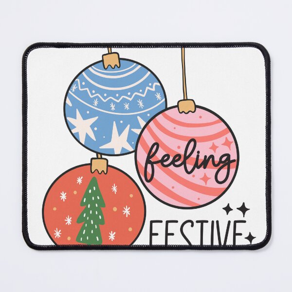 Item preview, Feeling Festive christmas baubles designed and sold by SpiritedArtwork.