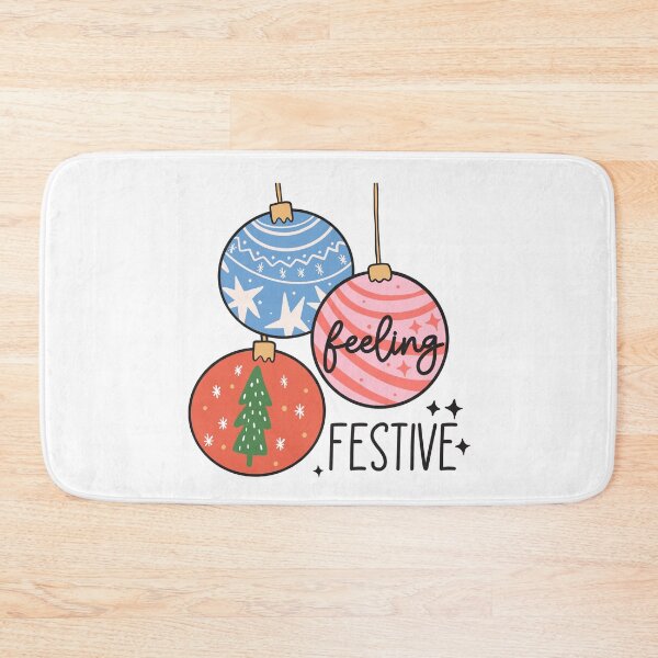 Item preview, Feeling Festive christmas baubles designed and sold by SpiritedArtwork.