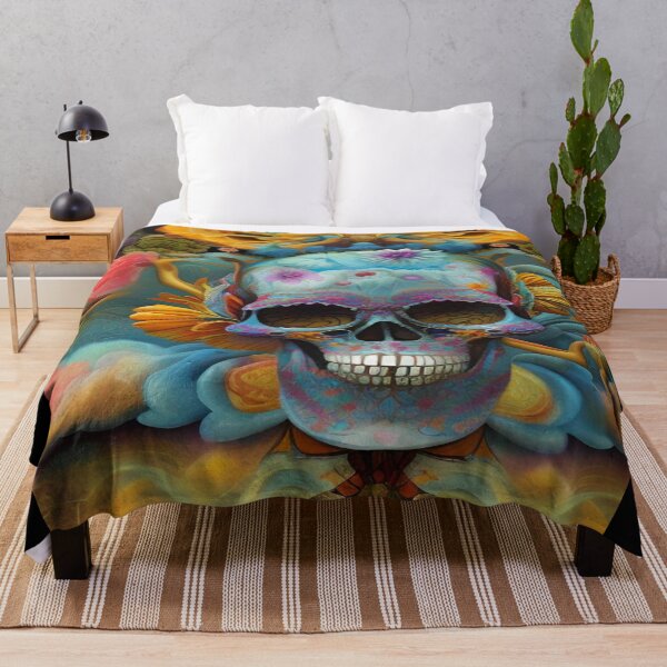 Item preview, Gothic Grunge and Crossbones 3D Turbo Floral Anatomical Spiral Skull designed and sold by ValleyDream.