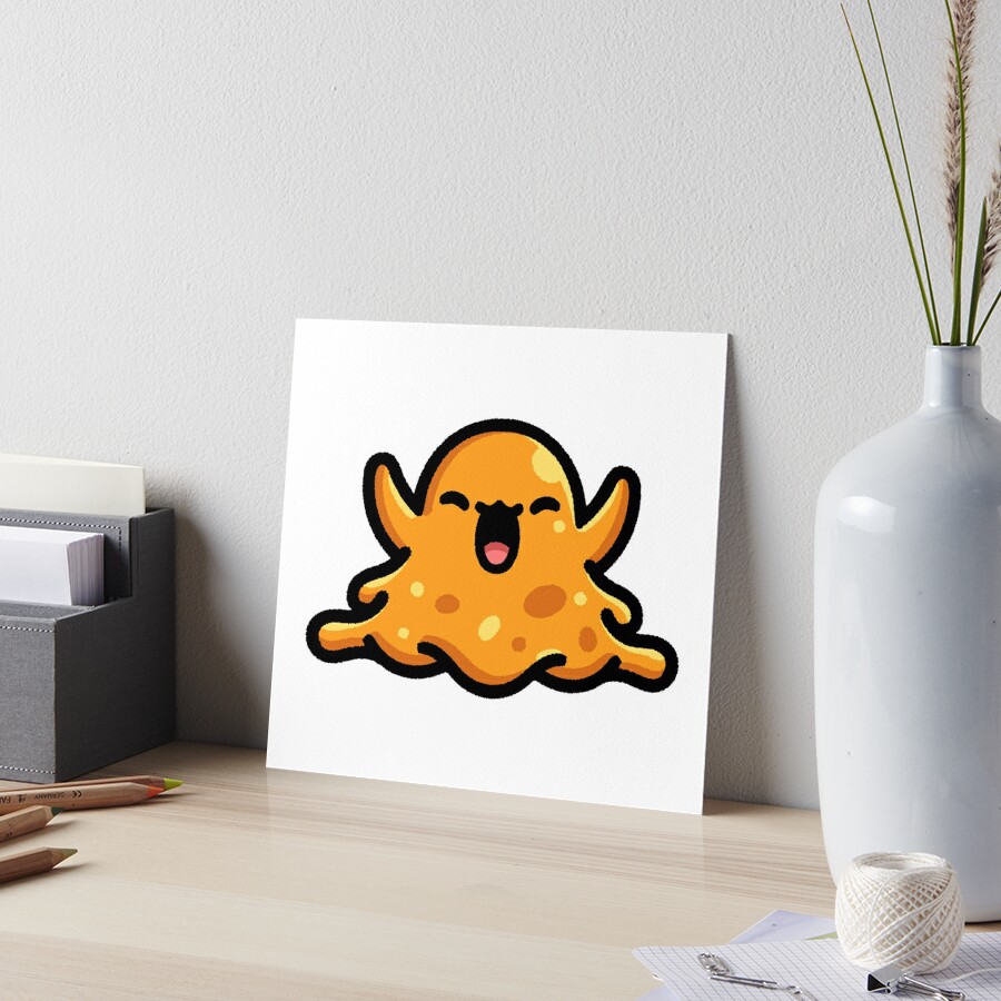 SCP 999 The Tickle Monster - hug monster slime chibi kawaii cute cartoon  art design | Sticker