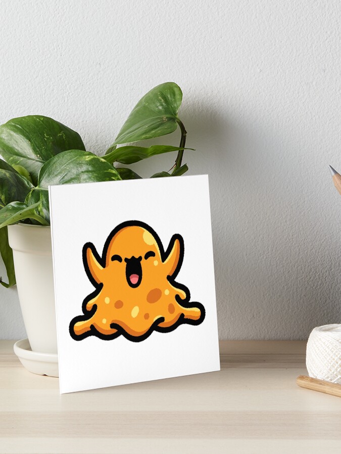 SCP 999 The Tickle Monster - hug monster slime chibi kawaii cute cartoon  art design Greeting Card for Sale by Holymayo Art