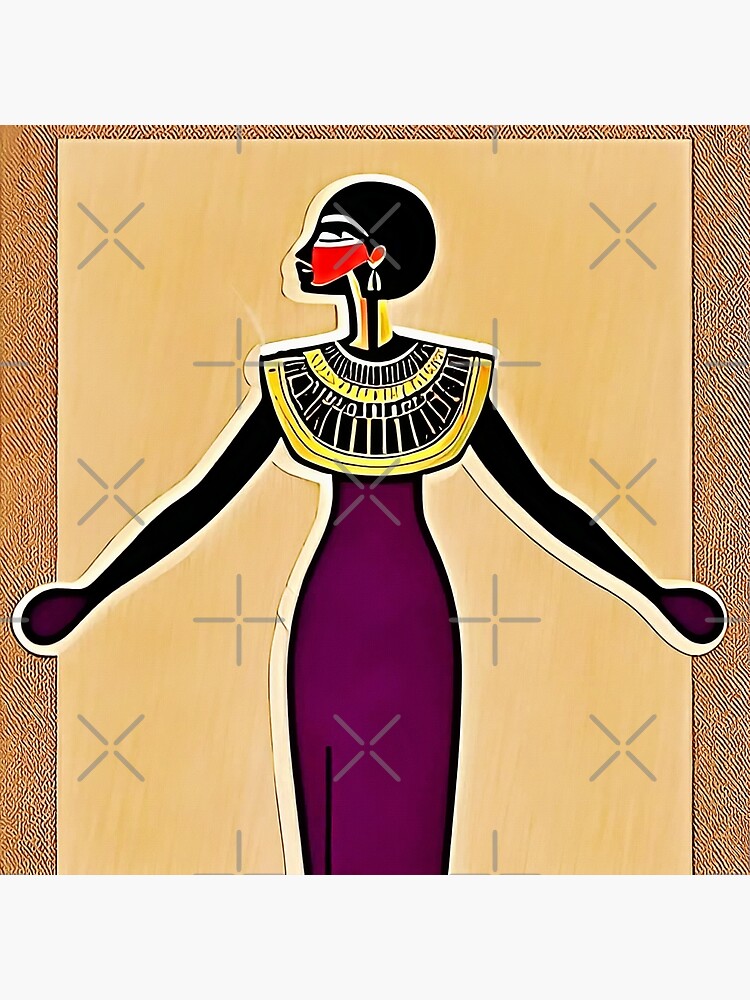 "egyptian woman, ancient egypt, stylized, art of egypt" Poster for Sale by artofegypt Redbubble